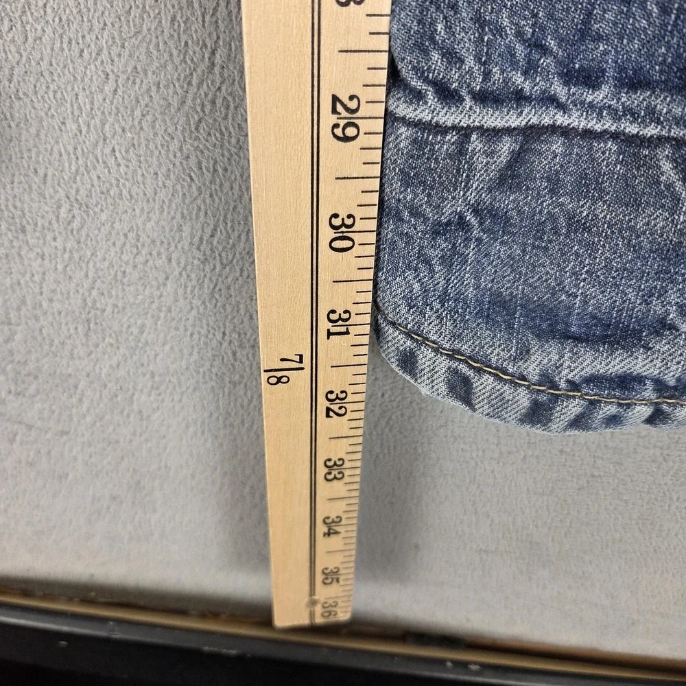 Vintage Levis Engineered Jeans Mens 31x32 Blue Twisted Button Fly Medium Wash